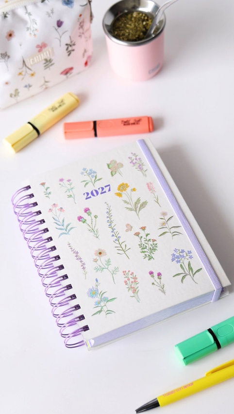 Agenda 100% Productividad A5 Semanal Herbario