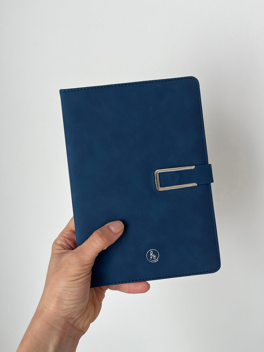 Cuaderno A5 PU Azul