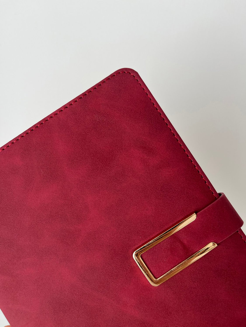 Cuaderno A5 PU Bordo