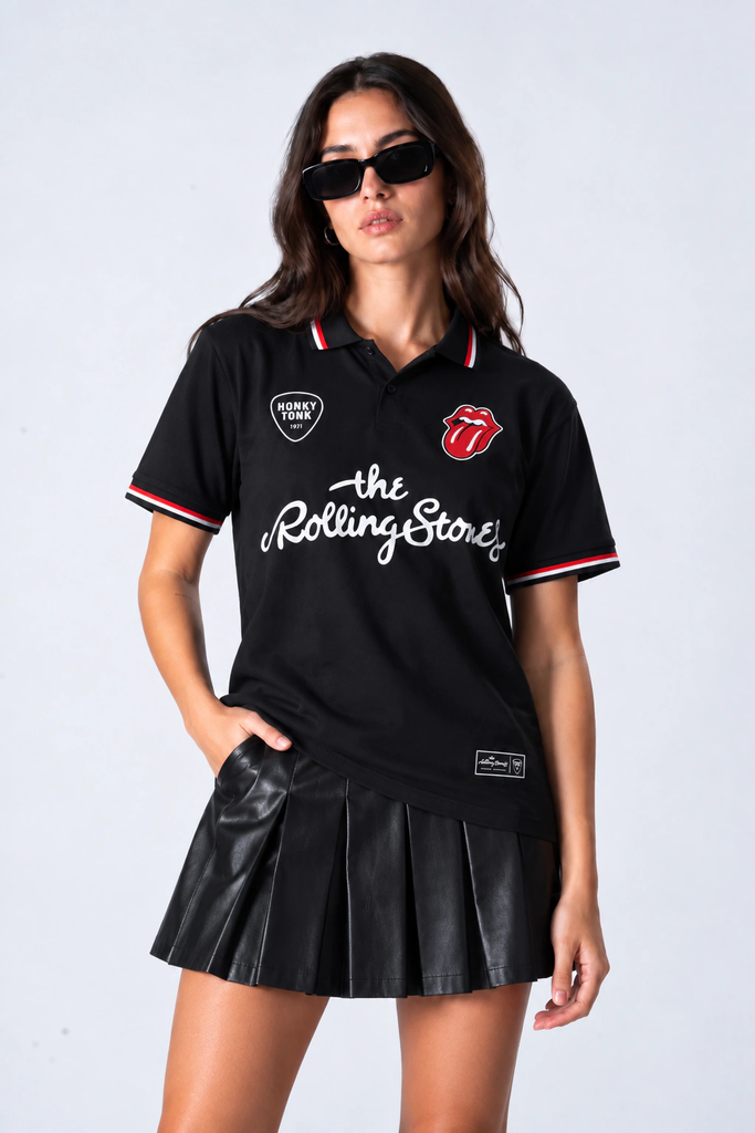 The Rolling Stones Soccer Black Over