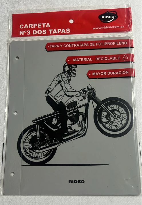CARPETA RIDEO NRO 3 PP S. ADVENTURE MODEL10