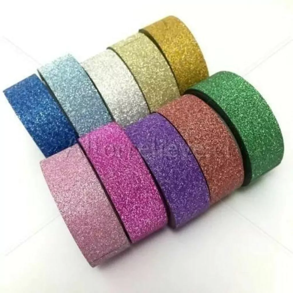 CINTA WASHI GLITTER X 4MTS