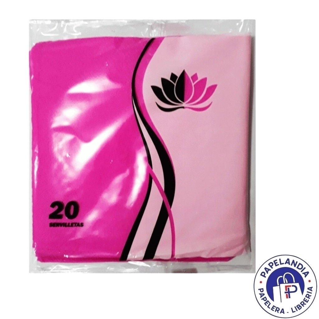 SERVILLETA TISSUE FUCSIA NAPTRES X 20U