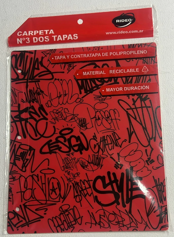 CARPETA RIDEO NRO 3 PP S. ADVENTURE MODELO9