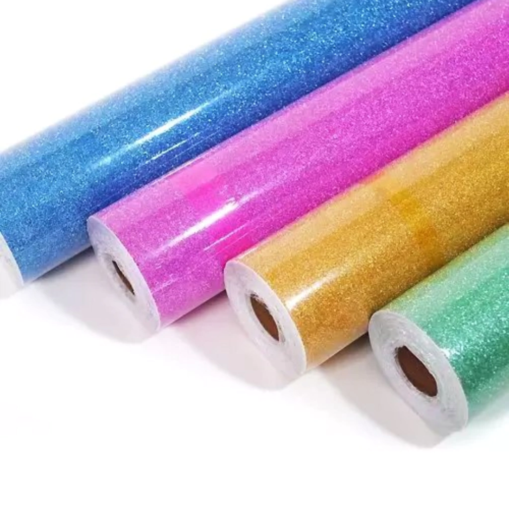 PAPEL CONTACT ADHESIVO GLITTER x METRO VERDE