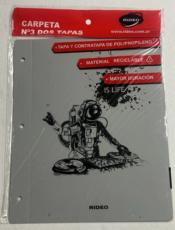 CARPETA RIDEO NRO 3 PP S. ADVENTURE MODELO15