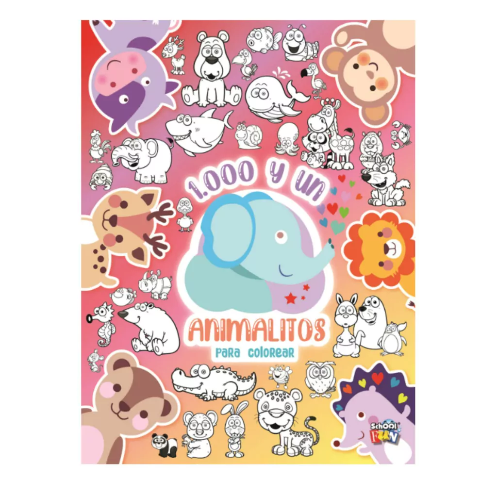 1000 Y UN ANIMALITOS PARA COLOREAR LIST-240