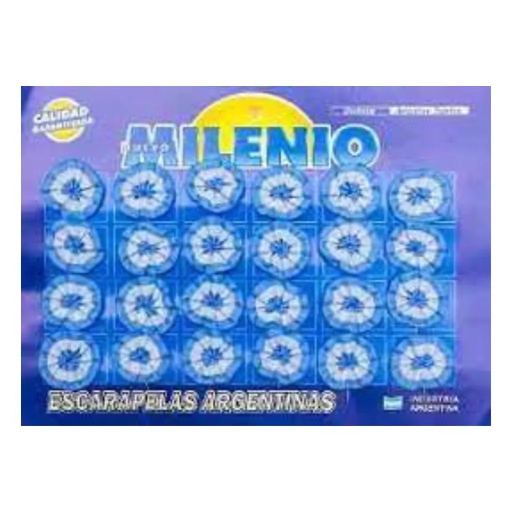 ESCARAPELA NRO 124 REDONDA GDE SIN BOTON X 24 UNIDADES