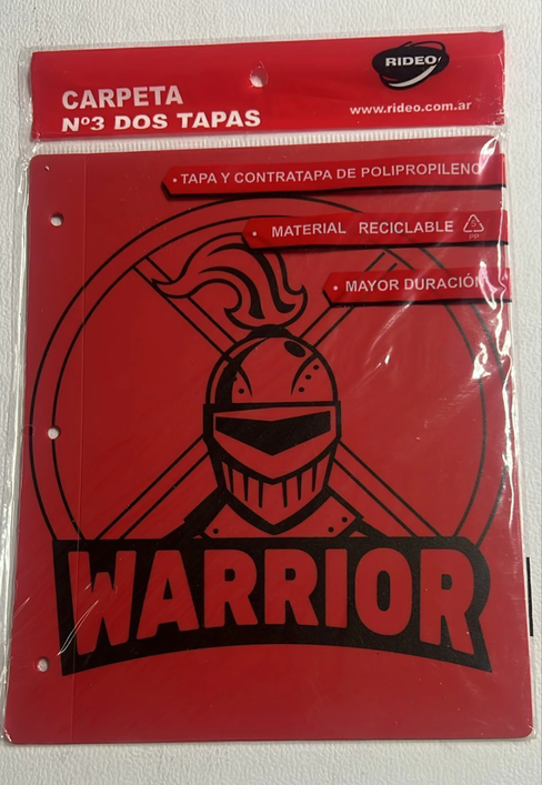 CARPETA RIDEO NRO 3 PP S. ADVENTURE MODELO2