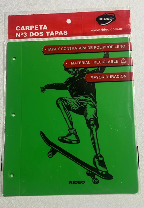 CARPETA RIDEO NRO 3 PP S. ADVENTURE MODELO12