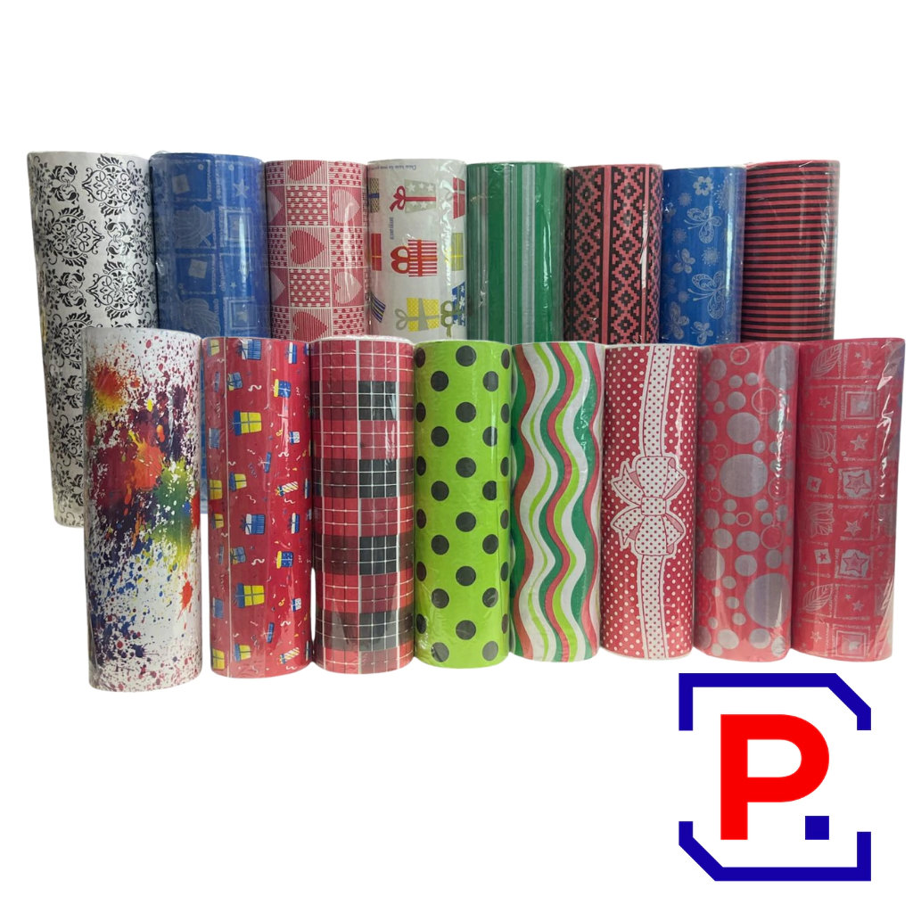 BOBINA PAPEL REGALO 40 CM X 150 MTS M7