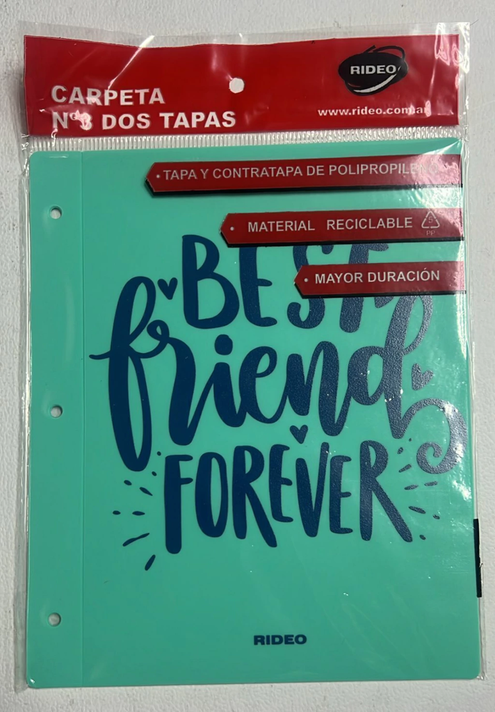 CARPETA RIDEO NRO 3 PP S. LOVELY MODELO 15