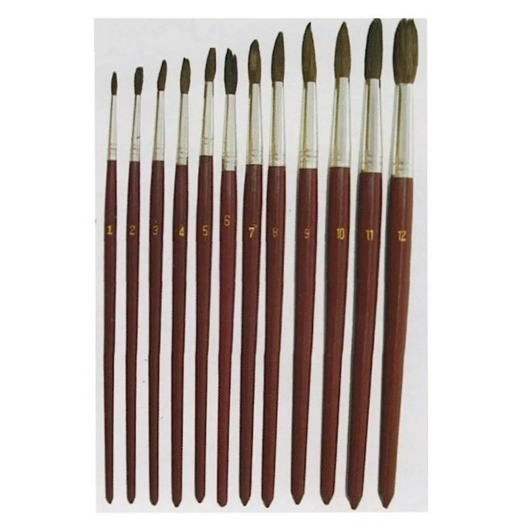 PINCEL REDONDO PELO PONY BORDO OLAMI N9