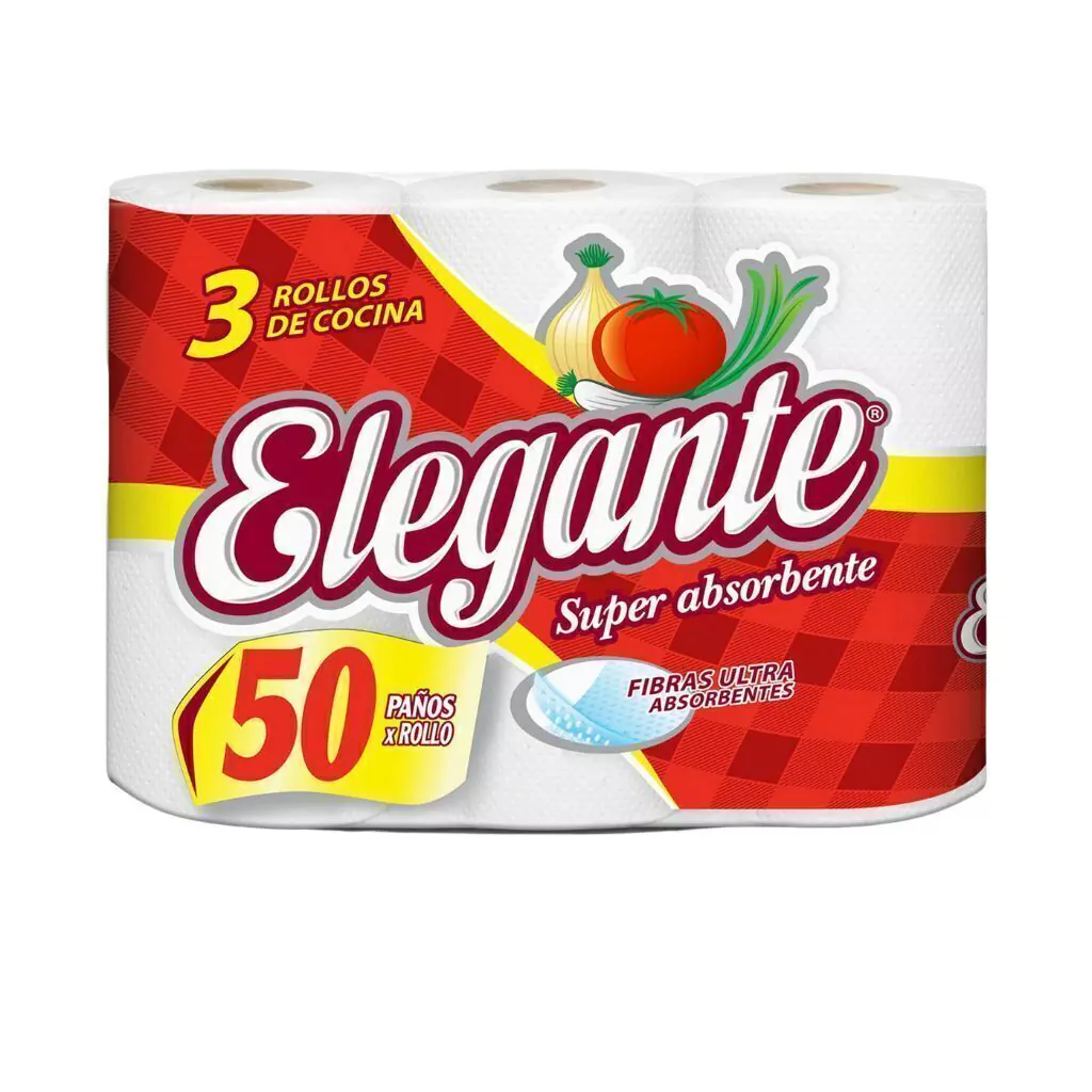 ROLLO COCINA ELEGANTE 50PAÑO X3