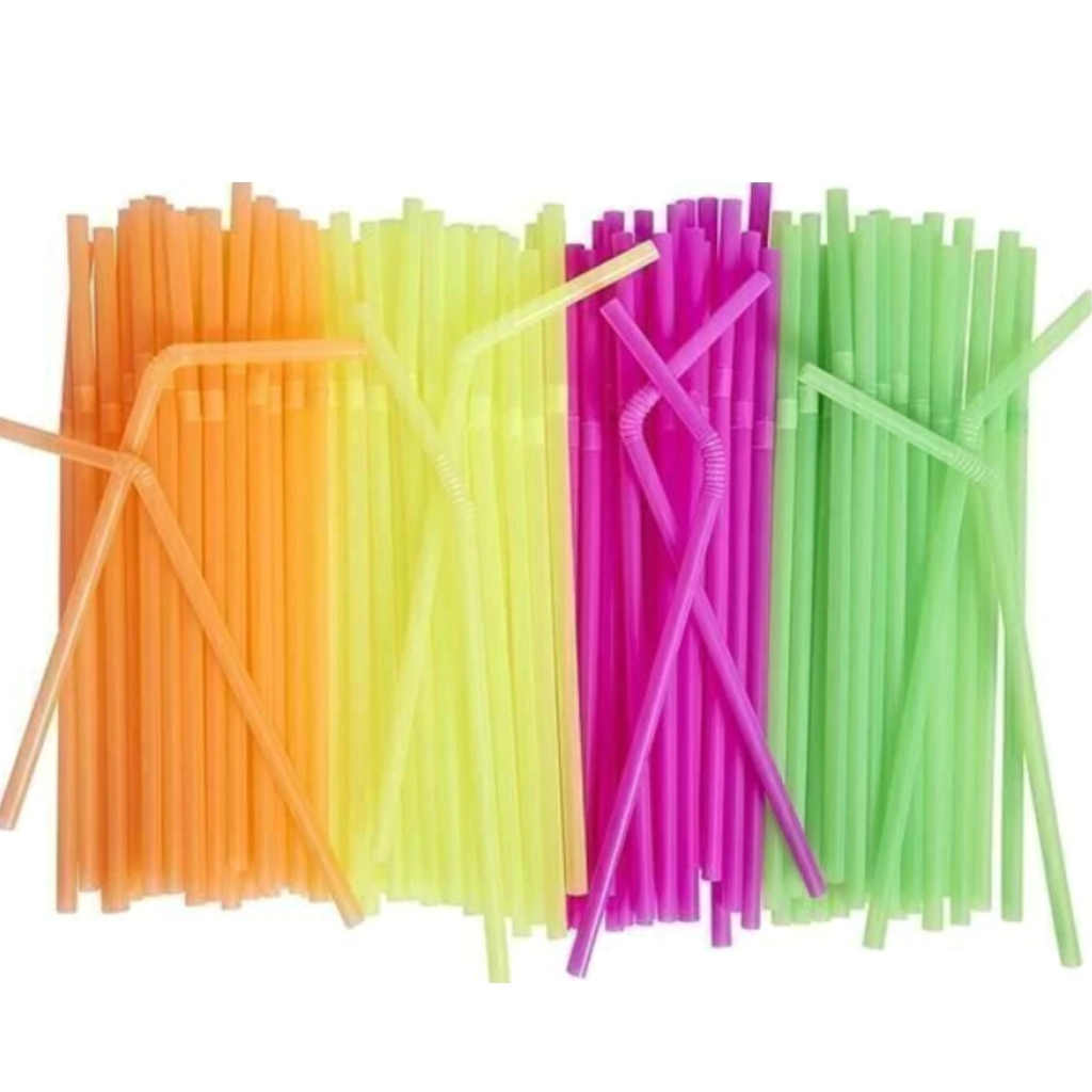 SORBETE FLEXIBLE FLUO Y PASTEL X 80 UNI AMARILLO FLUO