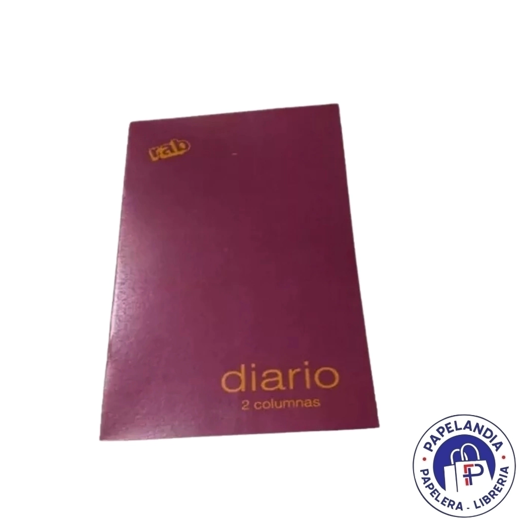 LIBRO DIARIO 2 COLUMNAS ALTO 22X33CM TAPA FLEXIBLE 40PAG 1726/D2