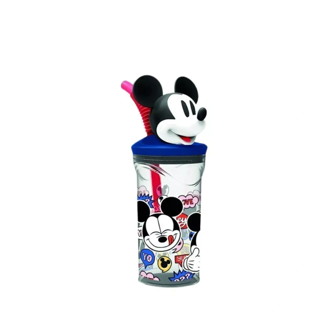 VASO CON FIGURA Y SORBETE MICKEY ART KM528