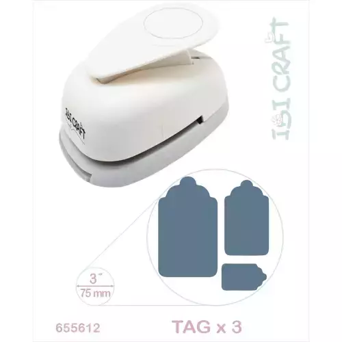 PERFORADORA ARTISTICA 75MM 3" TAG X 3 655612