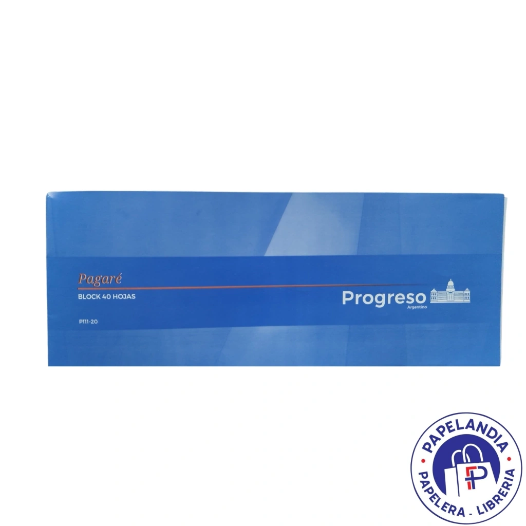 PAGARE EN PESOS X 40HJS 1/4 OFICIO P111-20 PROGRESO