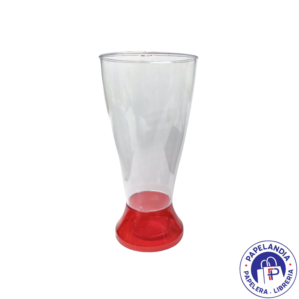VASO IMPERIAL 350 CC COLORES ROJO