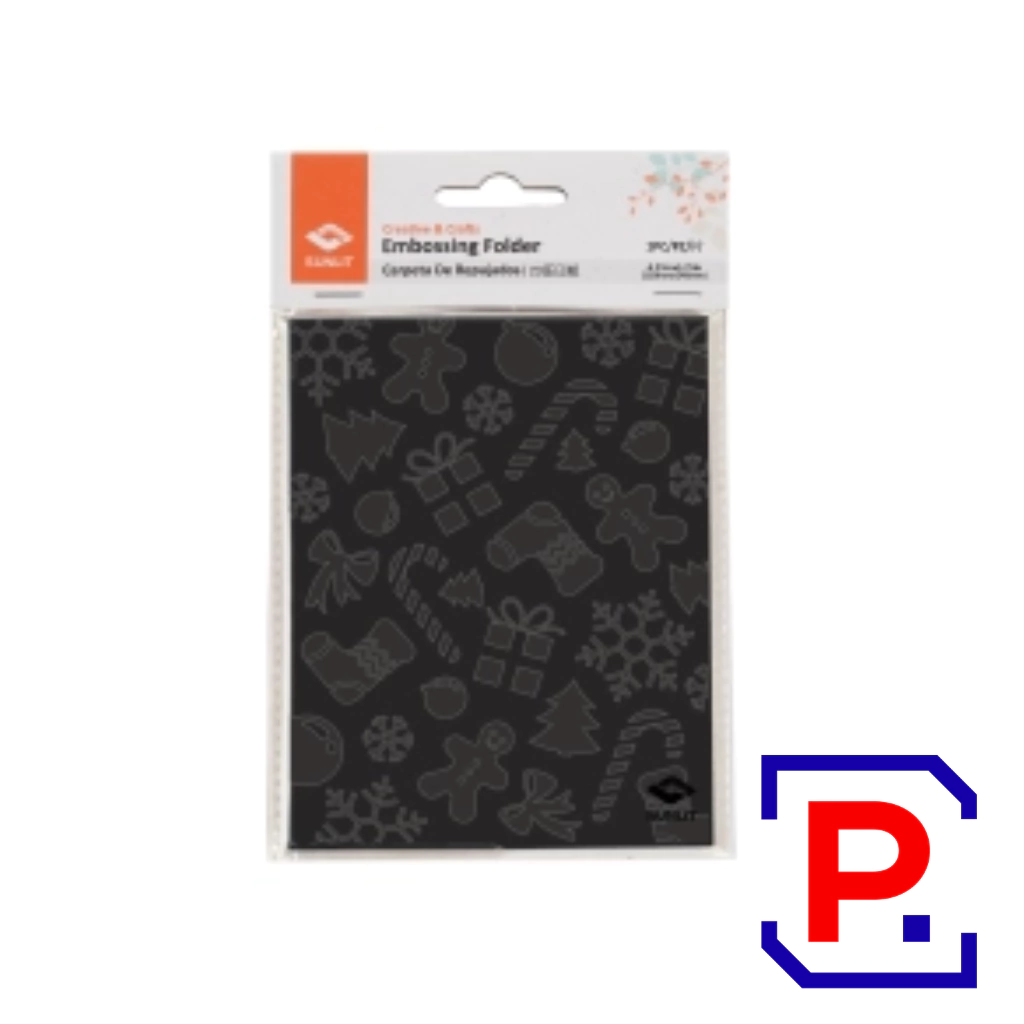 PLANTILLA 4,25" TEXTURADO 2D MUÑECO NAVIDAD 658121