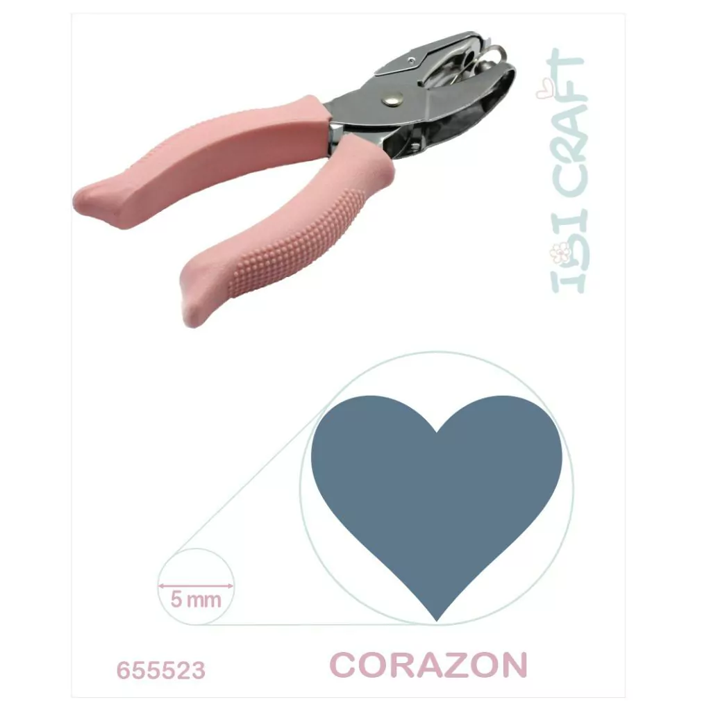 PERFORADORA PINZA CORAZON 5MM 655523