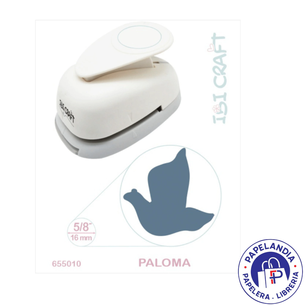 PERFORADORA ARTISTICA 17MM 3/4" PALOMA 655010
