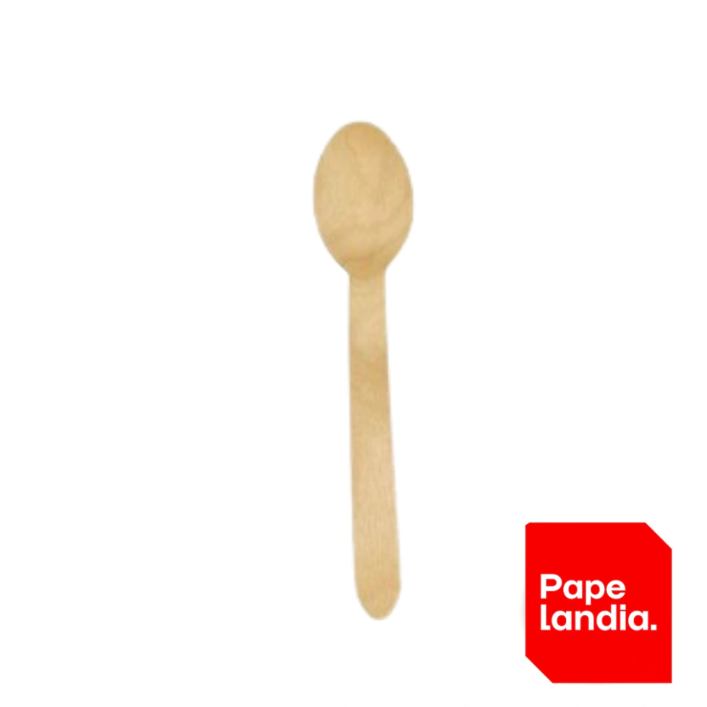 CUCHARA DE BAMBU 17CM PAS4 - BOLSA X 25 UNIDADES