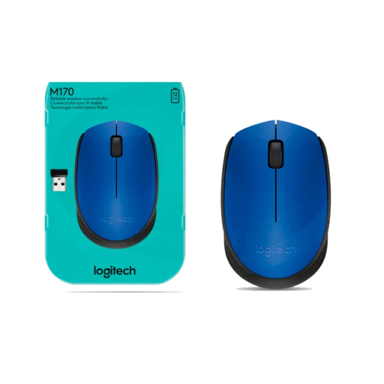 MOUSE INALAMBRICO M170 AZUL