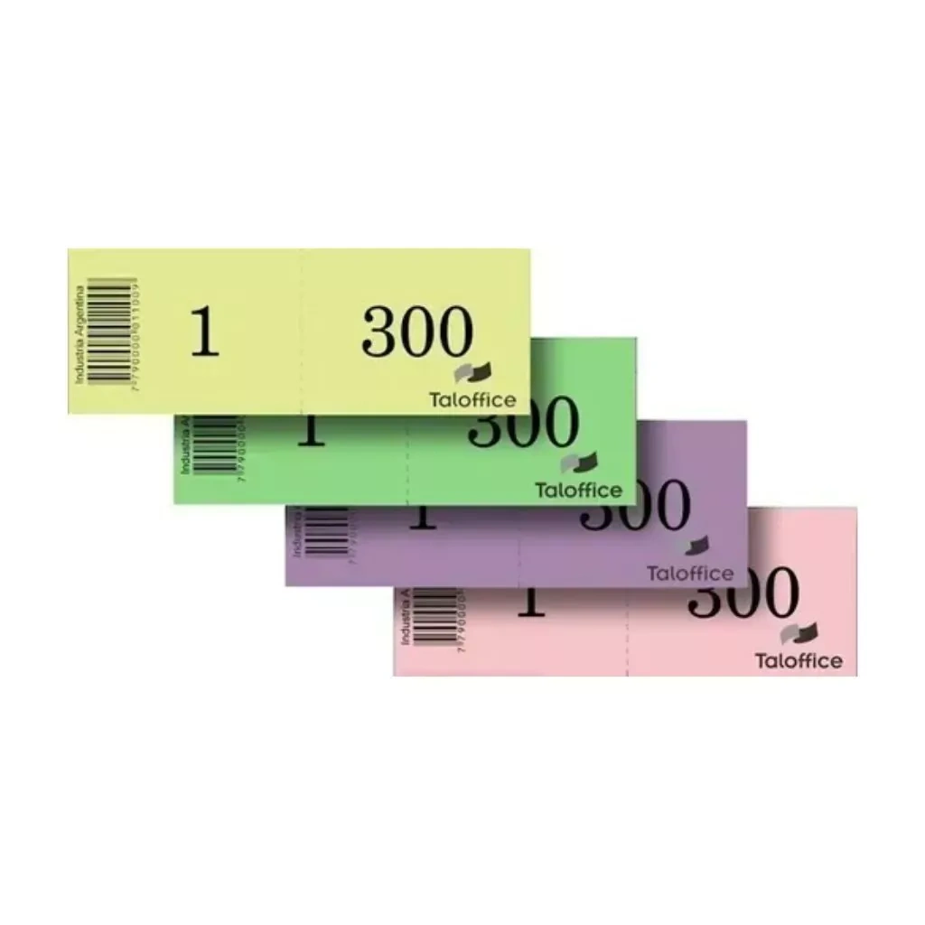 TALONARIO NUMERO 1-300