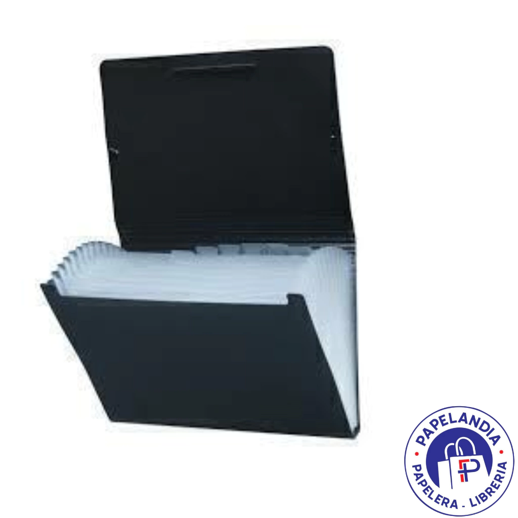 CLASIFICADOR FUELLE A4 NEGRO 076550