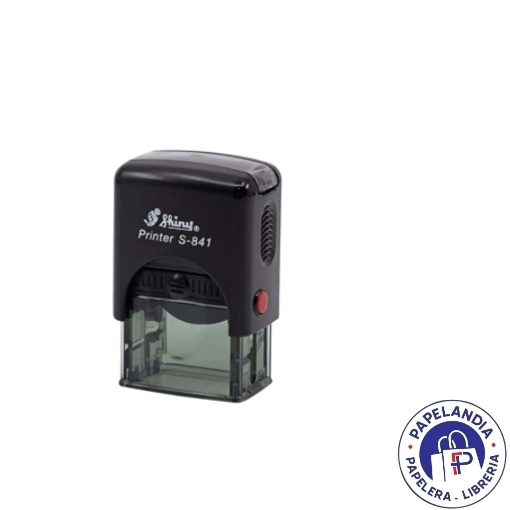 SELLO AUTOMATICO SHINY S-841 26X10MM.NEGRO 840001