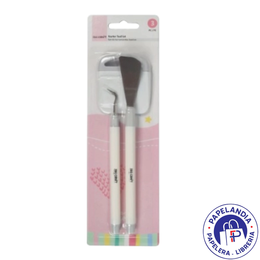 SET HERRAMIENTAS VINILO ARPON-PUNZON-ESPATULA 126012