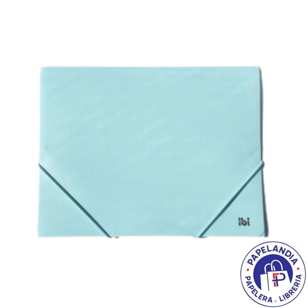 CARPETA A4 CON ELASTICO IBICO AZUL 076401 OMEGA P02A