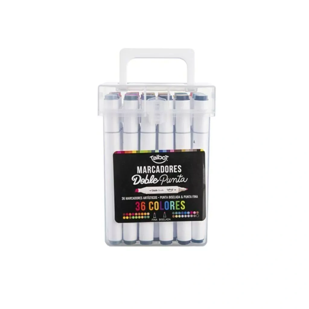 MARCADOR TALBOT DOBLE PUNTA VALIJA X 36U 6545