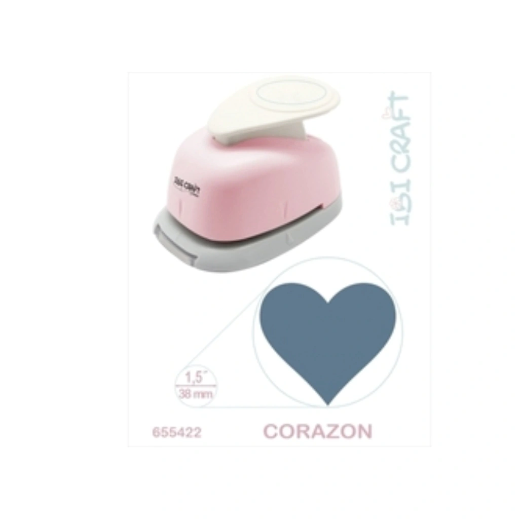 PERFORADORA ARTISTICA 38MM 1.5" CORAZON 655422