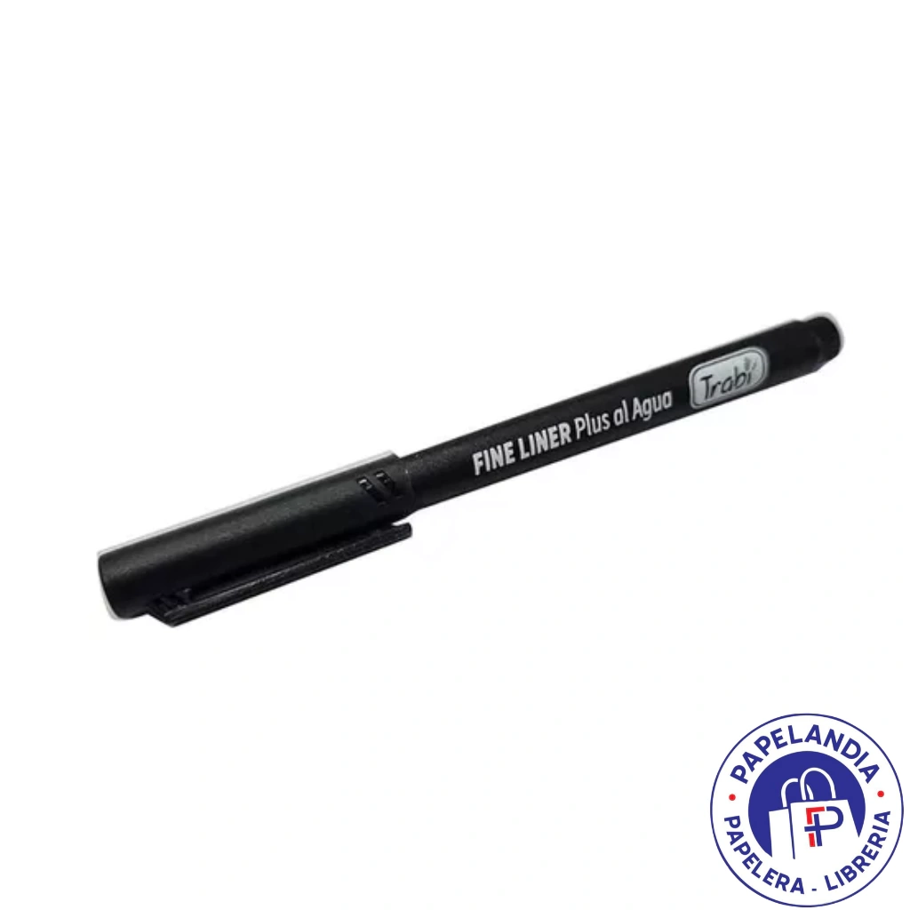 MARCADORES MICROFIBRA FREE LINER AL AGUA NEGRO