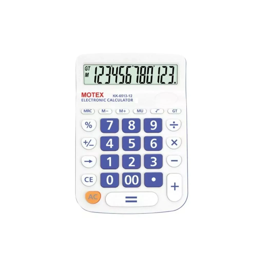 MOTEX CALCULADORA ESCRITORIO KK-6513-12 DIG. 073005