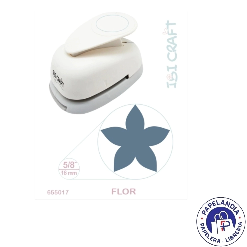PERFORADORA ARTISTICA 17MM 3/4 PULG FLOR 15 655017