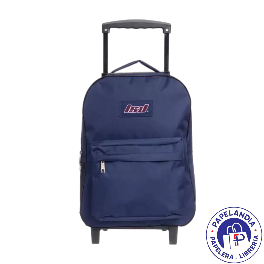 MOCHILA CON CARRO LSYD LISA 17" 94.1200 AZUL OSCURO