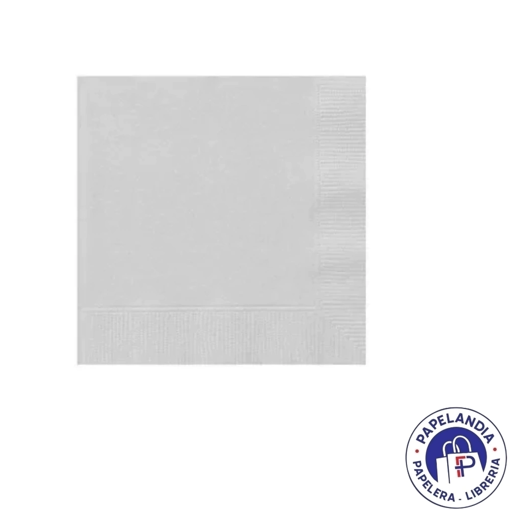 SERVILLETA TISSUE LISA GRIS NAPTRES 32X32 X20U