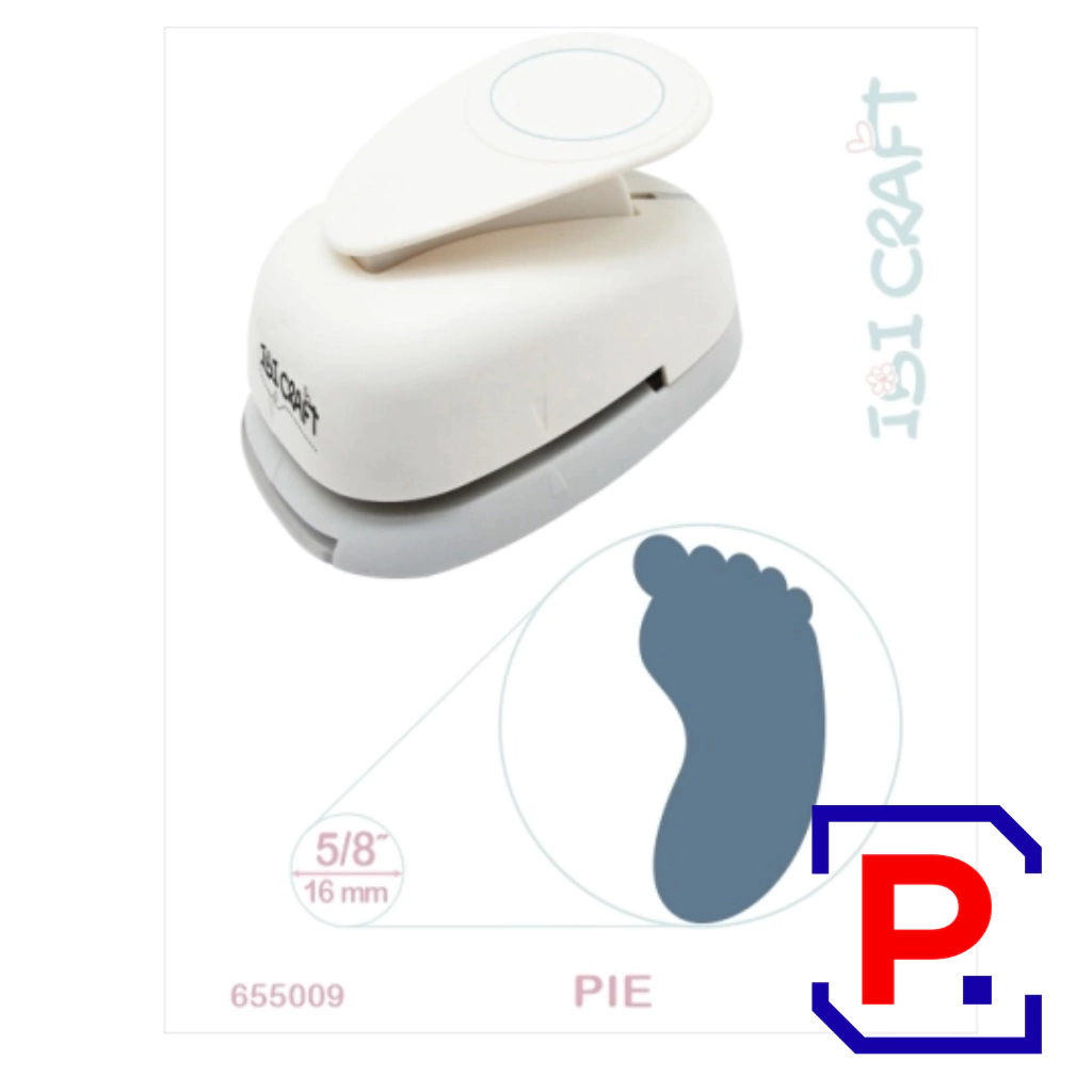 PERFORADORA ARTISTICA 17MM 3/4" PIE 655009