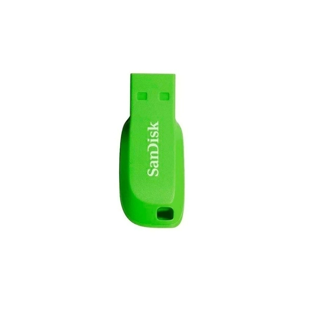 PEN DRIVE SANDISK CRUZER BLADE 32GB USB 2.0 TIPO A VERDE