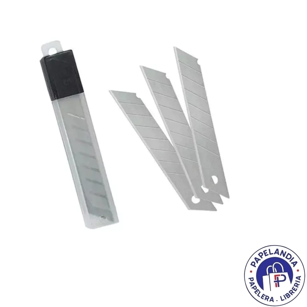 REPUESTO CORTANTE ANCHO 18 MM X TUBO X 10 HOJAS OLAMI TRI402