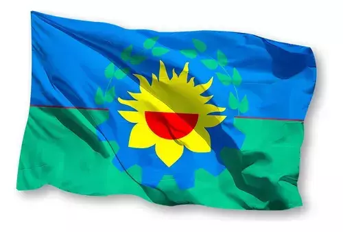 BANDERA PROV. DE BS AS CEREMONIA 90 X 144 BORDADO 4012