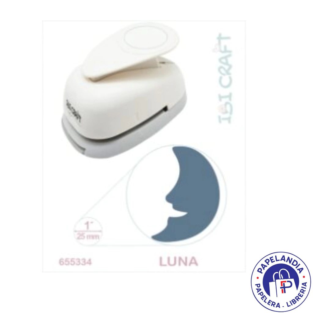 PERFORADORA ARTISTICA 25MM 1 PULG LUNA 655334