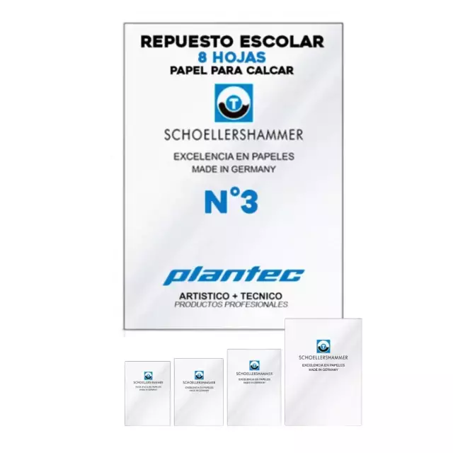 PAPEL CALCO PLANTEC X 10 HOJAS 29,7X42 PLANTEC 60/65GRS A3