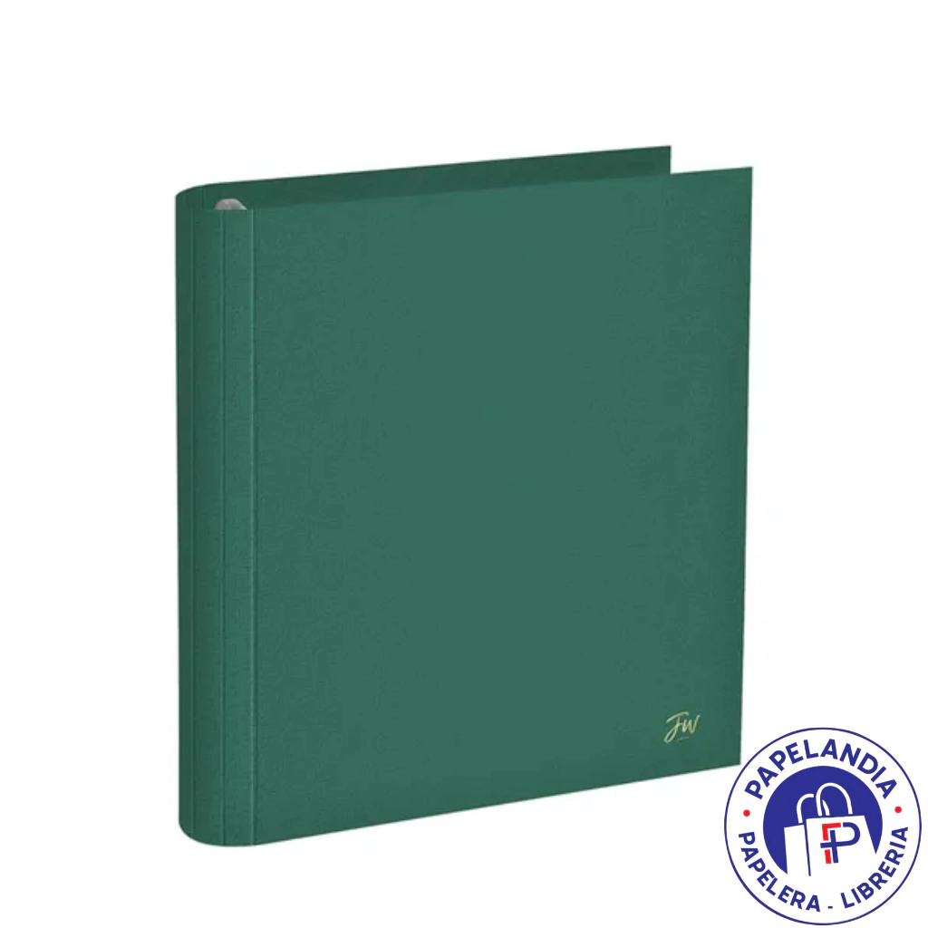 CARPETA 3X40 FW FORRADA PP. VERDE 201176