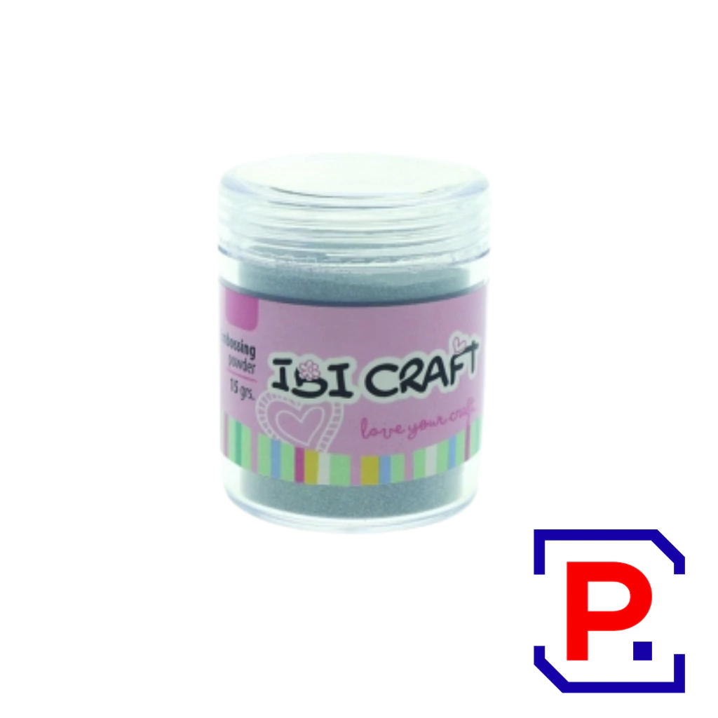 EMBOSSING POWDER POLVO FRASCO 15 GRS PLATA 657184