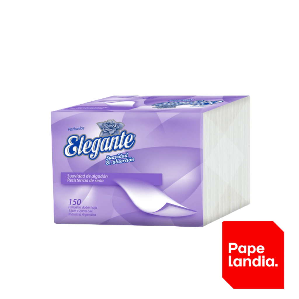 PAÑUELITOS PREMIUM ELEGANTE PAQ X 150 UNID ENVOLTORIO PLASTICO